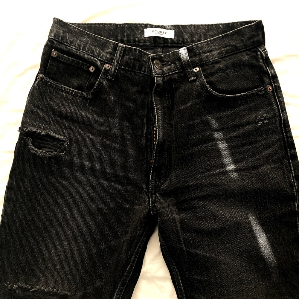 MOUSSY VINTAGE DENIM Stuart Boy Skinny size 28 - Picture 4 of 8